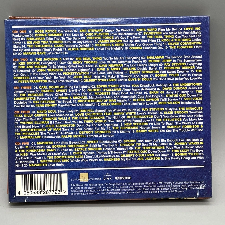 100 Hit Ttracks -70s School Days (5CD)+ 70s Dancefloor(5CD) Bundle gut - Bild 2 von 3