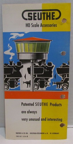 1961/62 Seuthe HO Scale Accessories Model Railroad Brochure