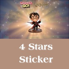 Monopoly 4 Stars Stickers -   FAST and CHEAP  