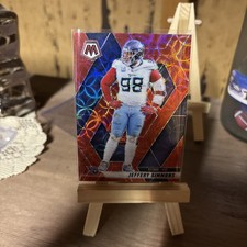 2025 Panini Mosaic - Jeffery Simmons Red Scope Prizm Titans SP