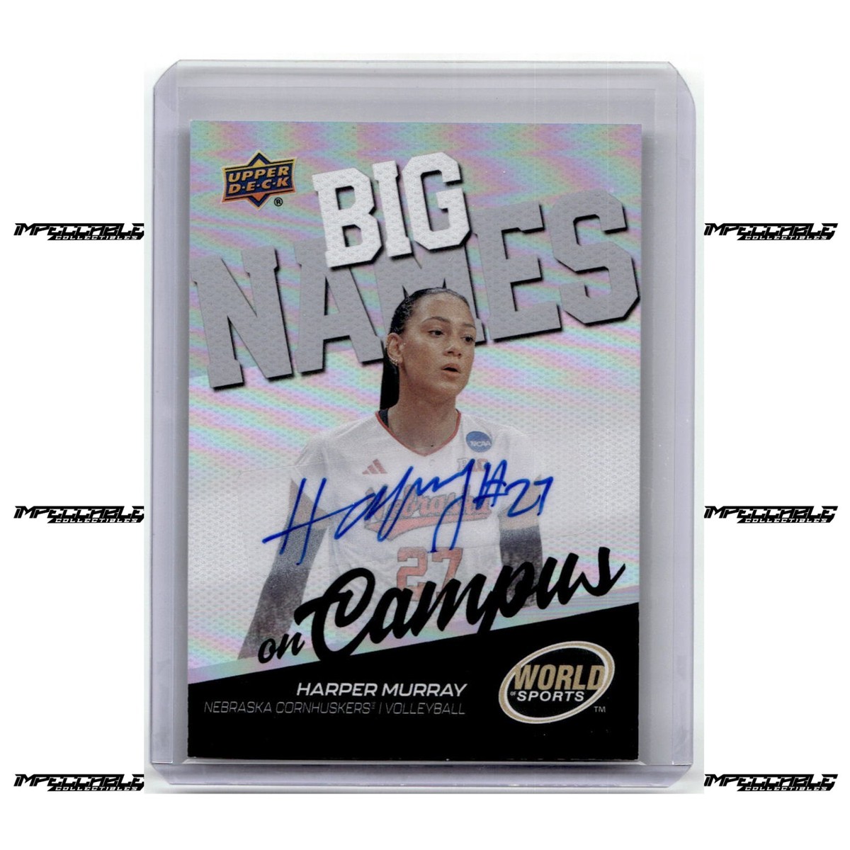 2025 UD World of Sports V2 - Big Names #BNC-HM Harper Murray