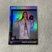2025 Panini Chronicled Caitlin Clark HOLO FOIL # 60 Fever