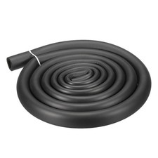 1/2" ID x 3/16" T 6.6ft Black Foam Grip Wrap Closed Cell Foam Tubing Non-slip