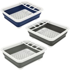 Collapsible Dish Drying Rack Foldable Drainer Kitchen Worktop Saver