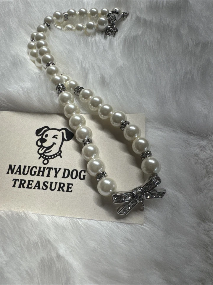 Collar de perlas clásico NDT Foto 3 de 3