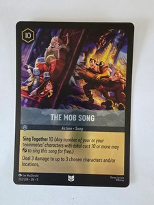 Disney Lorcana | Fabled | 202/204 | COLDFOIL | The Mob Song | Uncommon