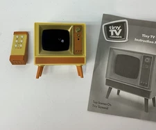 Tiny TV Classics Collectible TV STAR TREK Classic with Working Remote, Inst.