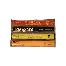Lot of 4 90s Hip Hop Rap Cassette Tapes - BIG DADDY KANE, MACK 10, MAZE, DAS EFX