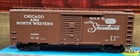 Athearn HO Scale 40' AAR Box Train C&NW (65159) (MODIFIED) — photo 2