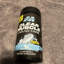 New Sealed Muscletech Clear Muscle Liquid HMB 42 Softgels Exp. 11/27