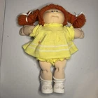 Vintage 1983 Coleco Cabbage Patch Kids Doll Red Hair Blue Eyes Original Outfit