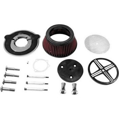 Baron Custom Accessories XXX Big Air Kit BA-2361-00B Schwarz Für Motorrad