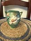 Roseville USA Pottery Vase #864 - Magnolia Flower - 4" Vase With Handles