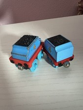 Thomas Friends Wooden Railway Gordon Tender Lot 4 Coal Cars Magnetic Wood