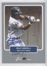 2004 Just Minors Just Prospects Silver Auto 1/200 Melky Cabrera #15 Auto 0q3
