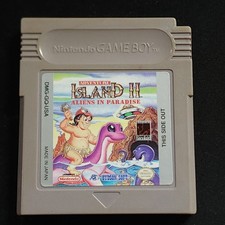 Adventure Island II: Aliens in Paradise Game Boy Game Only Tested Authentic