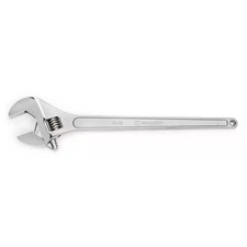 24 In. Chrome Adjustable Wrench 24 In. Chrome Adjustable Wrench
