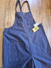 $110 Vans Groundwork Apron Overalls Dark Tan New XS / S NWT Fits XXL