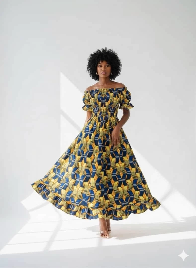 chinese dress ladies Alexandria Dress: Radiate Elegance with Haute Afrika main image 0