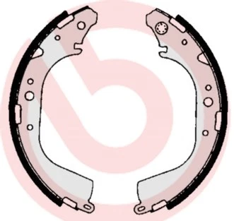 S 83 530 KIT ZAPATA FRENO TRASERO BREMBO PARA TOYOTA HILUX V,HILUX VI,HIACE II Foto 2 de 4