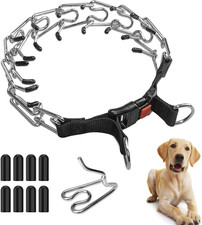 Prong Collar for Large Dogs, Dog Pinch Collar,Dog Choker Collar,High Strength Qu