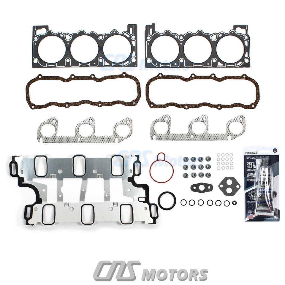 Cylinder Head Gasket Set Fits 97-00 Ford Explorer Ranger MAZDA B4000 4.0L OHV X Foto 2 de 2