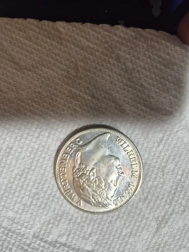 1841 GERMANY German States Wurttemberg WILHELM I Silver Gulden Coin NGC i105861