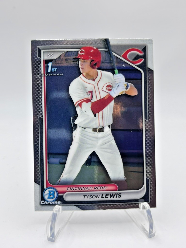 Tyson Lewis 2024 Bowman Draft Chrome 1st #BDC-44 (RC) Reds