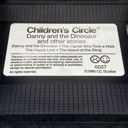 Children’s Circle: Danny and the Dinosaur And Other Stories VHS Tape 1990 Rare - Picture 8 of 8