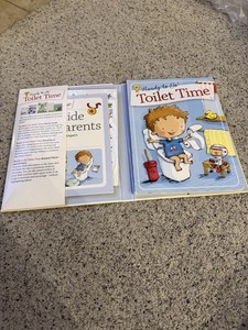 Time To Go Toilet Time. A Training Kit For Boys. W/Rewards Chart And Stickers