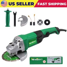 1680W 6'' Angle Grinder Professional Grinding Tool W/Lock-On Switch for Cutting