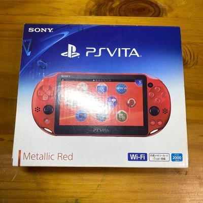 PSVITA 2000 Metallic Red Console 6261 From Japan | eBay