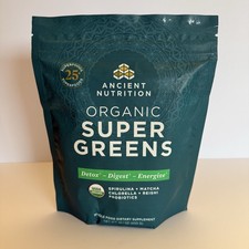 Ancient Nutrition Organic Super Greens Superfood Powder 50 Servings 14.1 oz