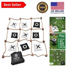 Eco-Friendly Giant Tic Tac Toe Game Instant Setup for Backyard Entertainment