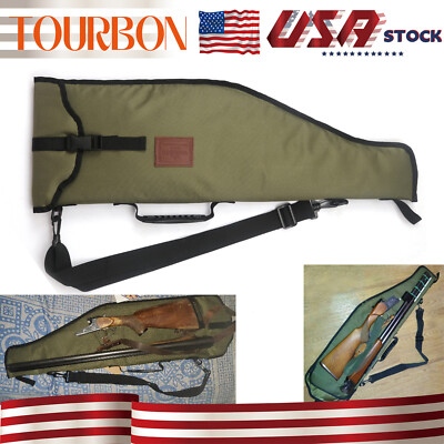 Range Bag Shotgun Scabbard Takedown Double Barrel Sleeve Pocket Gun Case-TOURBON