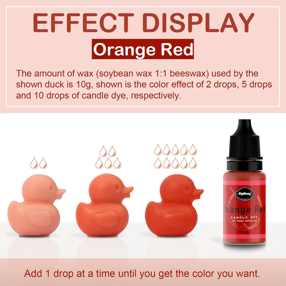 Candle Dye - 24 Colors Liquid Candle Making Dye for DIY Candle Making Supplies K - Image 4 of 4