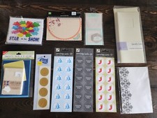 LOT - Cards, Seals, Envelopes Paper Crafts Journaling Scrapbook Retired New 25