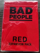 BAD PEOPLE, RED Expansion Pack, (100 NEW Question Cards) - The Party Game