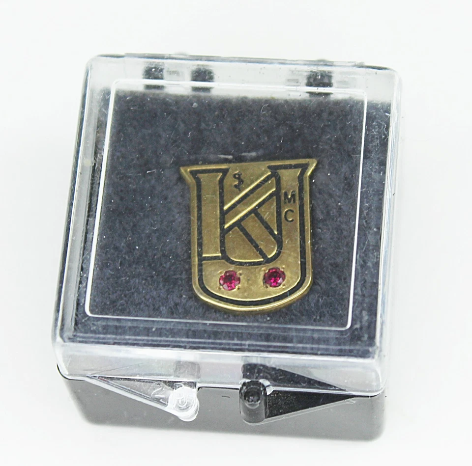 Kansas University Medical Center Service Pin JG 10k Gold with 2 Rubys - Image 4 of 4