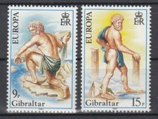 EUROPA1981 - GIBRALTAR 418/9 - Neuf ** sans charniere -Groupez vos achats - 07A/