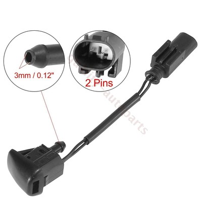 2X Windshield Washer Nozzle 61667054446 For BMW M6 E63 E64 630i 