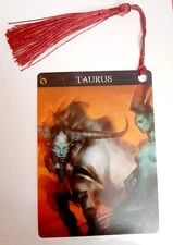TAURUS Zodiac Bookmark Astrology Oracle Card Art Deck Gift Purified & Charged