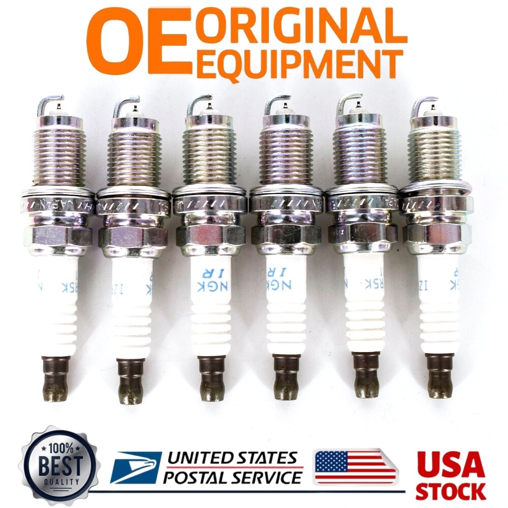 6PCS New OEM NGK Iridium Spark Plugs For Honda 9807B-5517W IZFR5K11 J35A6 US