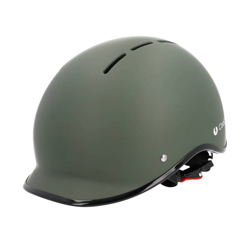 Casque vélo ville adulte Coolride City kaki réglable taille 59-61