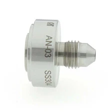 WB37-AN03 Male Flare Weld On Bung JIC-3 (3/8"-24)