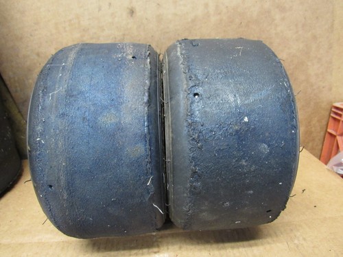 Evinco Tires Go Cart 10 x 4.60 -5 (x2) Used 1/4 - 1/2 tread left - Foto 7 di 16