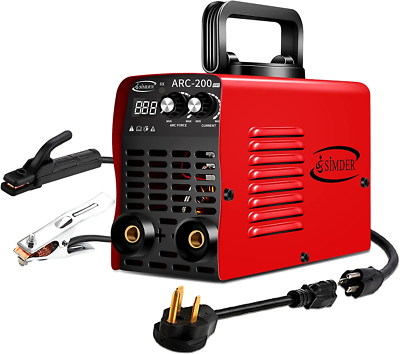 Portable 110V/220V ARC200 Stick Welder IGBT Inverter Digital 