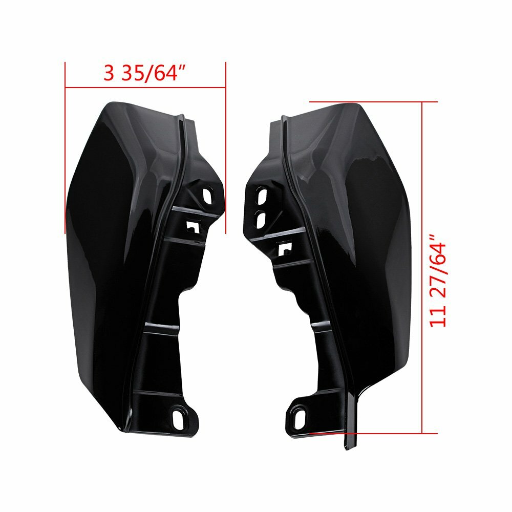 Black ABS MidFrame Air Deflector Heat Shield Fit For Harley Electra Glide 1719 eBay