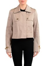 Just Cavalli Gray Button Down Women's Basic Jacket US S IT 40