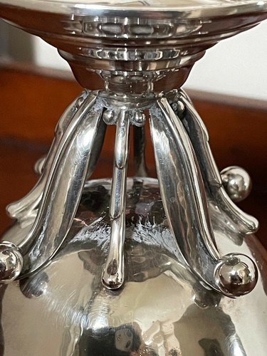 Rare Early Georg Jensen Sterling Pedestal Compote Bowl 6 - 17A Circa 1930's - Bild 12 von 12